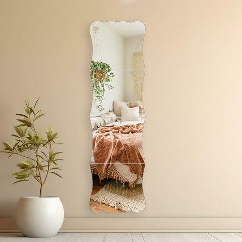 Wavy mirror wall full - wavy,